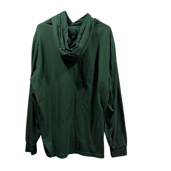 Polo by Ralph Lauren Forest Green Light Weight Hooded Long Sleeve Size XL EUC - Picture 5 of 7